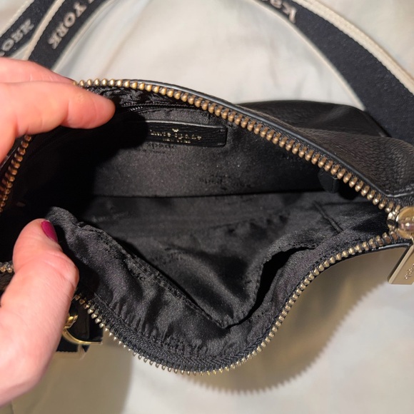 Kate Spade Black Crossbody with Logo Strap - Picture 5 of 5